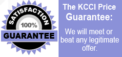 The KCCI Price Guarantee: We will meet or beat any legitimate offer.